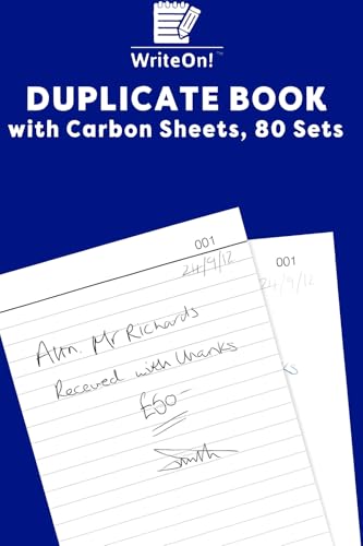 A5 Duplicate Book with Carbon Sheet – 1-80 Page Full-Size | Ideal for Invoices, Sales & Record Keeping