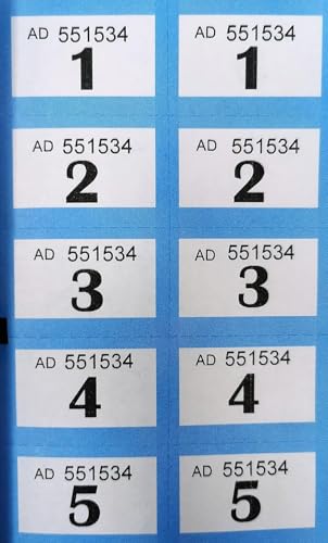 🎟️ 2 Raffle Ticket Books – Numbered 1-1000 with Duplicates – Choose Colour – Fundraising, Events & Cloakrooms