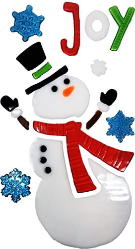 6 Sheet Christmas Gel Window Clings – Santa, Snowman, Penguin & Festive Icons – Reusable Decoration Stickers – 25 × 14 cm Sheets