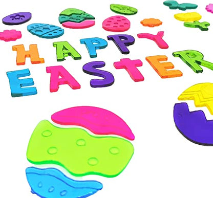 Easter Gel Window Stickers - 4 Sheets - Gel Clings