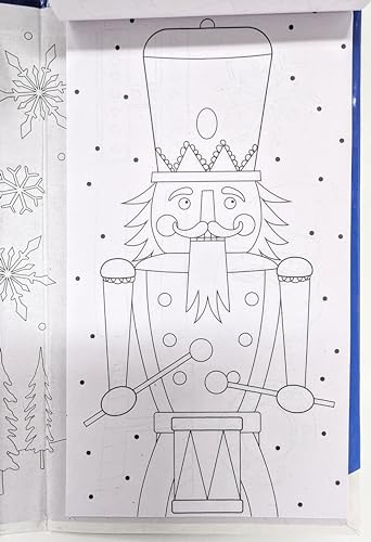 YLAB - Christmas Travel Set - 12 Coloured Pencils, 30 Colouring & 30 Activity Pages - You Love a Bargain