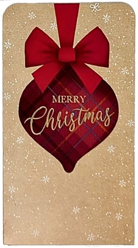 8 Christmas Money Wallets with Envelopes – Festive Gift Card Holders – Assorted Designs – 16 x 9cm – Christmas Cash Wallets with Matching White Envelopes – Ideal for Vouchers, Gift Cards & Notes