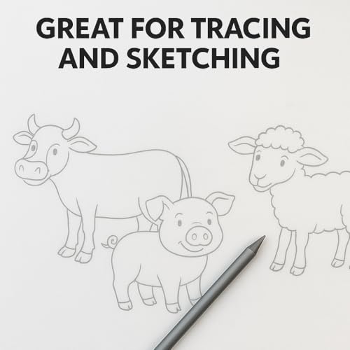 A4 Tracing Paper Pad - Drawing Copy Paper - 60 Sheets