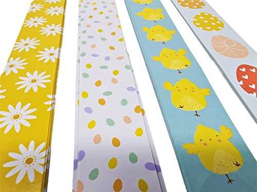 80 Easter Paper Chains - Peel & Seal - Decorations / Craft