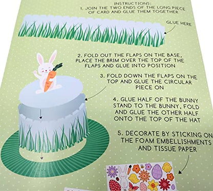 Easter Bonnet Kit - Make Your Own - Over 40 Hat Craft Embellishments