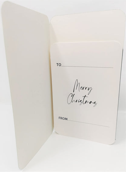 4 Glam Christmas Money Wallets with Red Envelopes – Festive Holders for Cash, Gift Cards & Vouchers (16 × 9 cm)