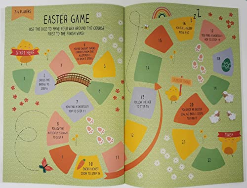 Easter Craft & Sticker Book - A4, 20 Pages - Make Your Own Easter Wreath - FSC Certified