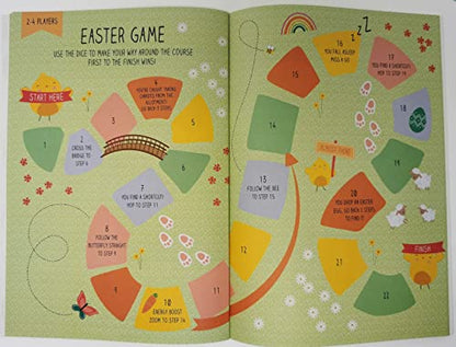Easter Craft & Sticker Book - A4, 20 Pages - Make Your Own Easter Wreath - FSC Certified