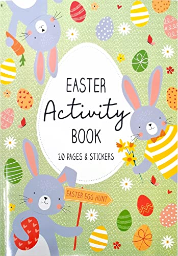 Easter Craft & Sticker Book - A4, 20 Pages - Make Your Own Easter Wreath - FSC Certified