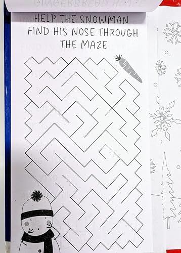 YLAB - Christmas Travel Set - 12 Coloured Pencils, 30 Colouring & 30 Activity Pages - You Love a Bargain