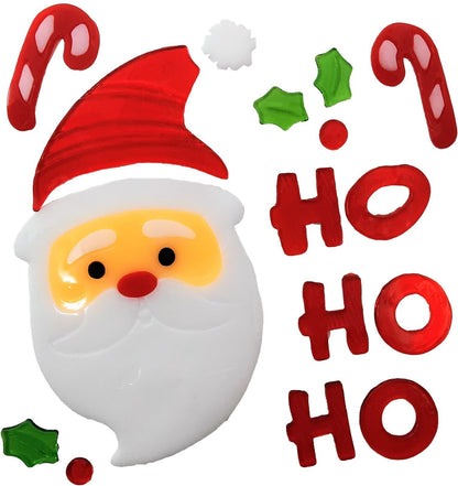 Christmas Window Stickers - Christmas Gel Clings - Many Designs Available