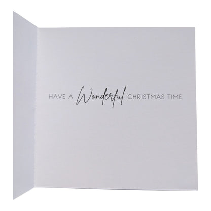 10 Christmas Cards with Envelopes – Winter Scene & Tree Designs – 14cm