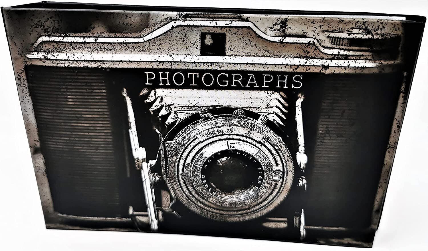 Retro Photo Album - Holds 36 Photos - Size: 6"x4" - Vintage Camera Design