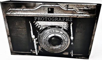 Retro Photo Album - Holds 36 Photos - Size: 6"x4" - Vintage Camera Design