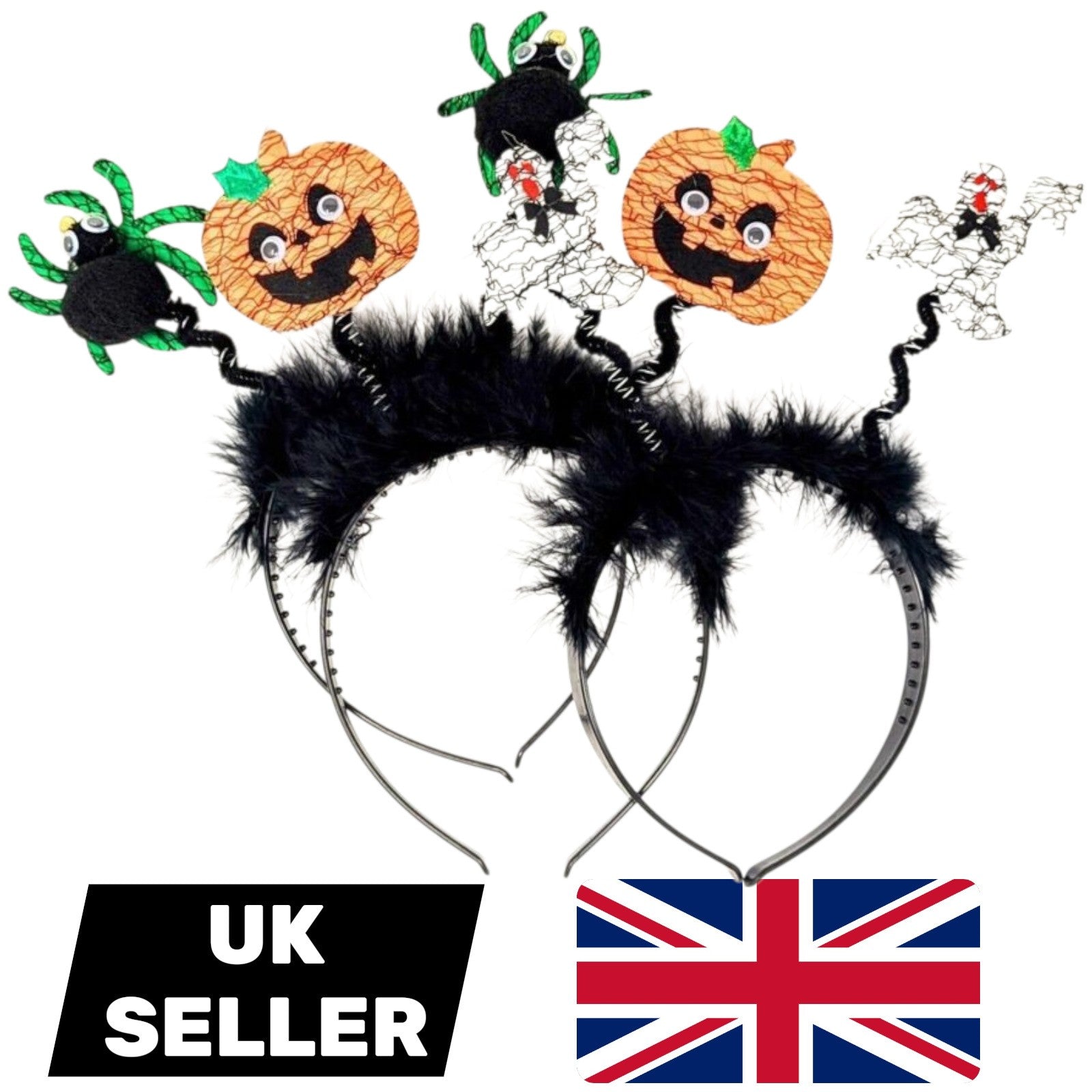 3x Halloween  Bopper Headbands Party Accessorys