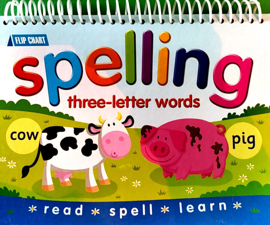 3x Phonics & Spelling Books - Word Families, Short Words & 3 Letter Words