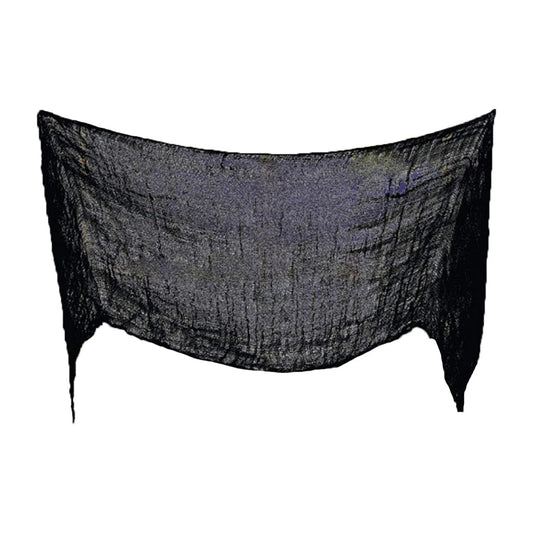 (2-Pack) Scream Machine Creepy Cloth – Black Halloween Decoration (71cm x 183cm)
