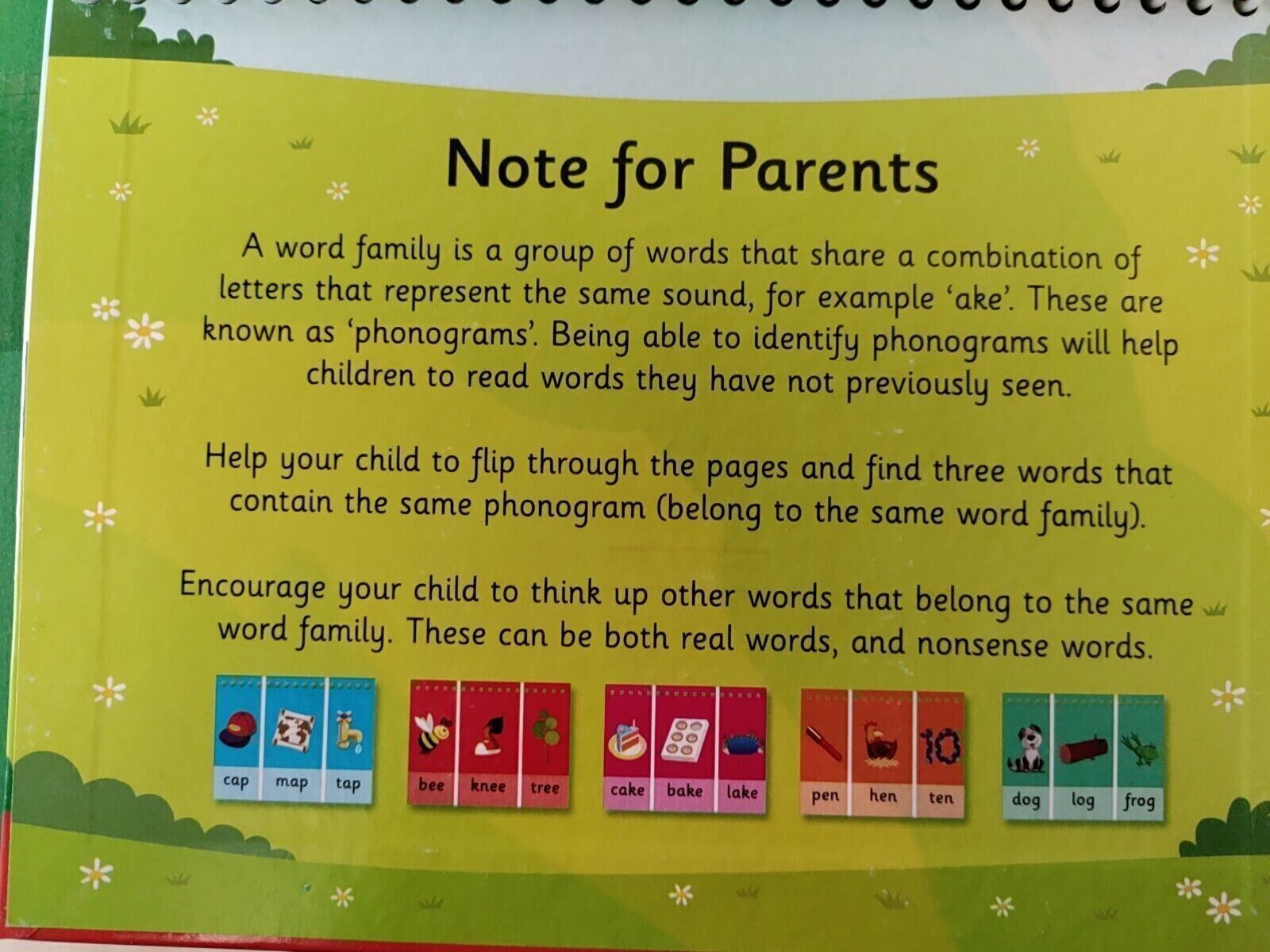 3x Phonics & Spelling Books - Word Families, Short Words & 3 Letter Words