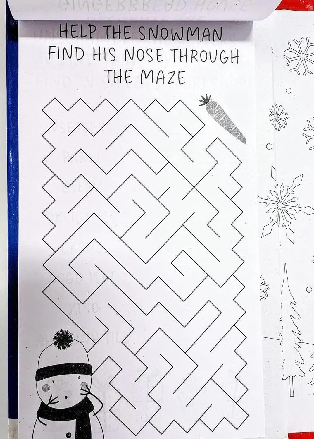 Foldable Christmas Activity Travel Set – Keep Kids Entertained On the Go!