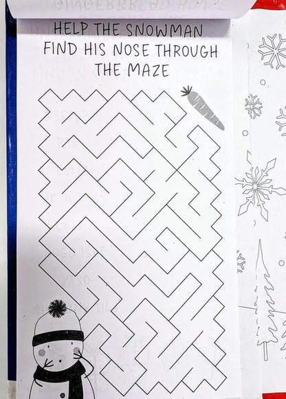 Foldable Christmas Activity Travel Set – Keep Kids Entertained On the Go!