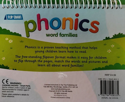 3x Phonics & Spelling Books - Word Families, Short Words & 3 Letter Words