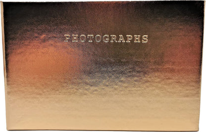 Gold Photo Album - Holds 36 Photos - Size: 6"x4" - Slip In Pockets