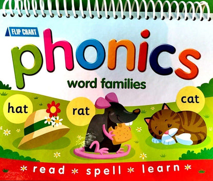 3x Phonics & Spelling Books - Word Families, Short Words & 3 Letter Words