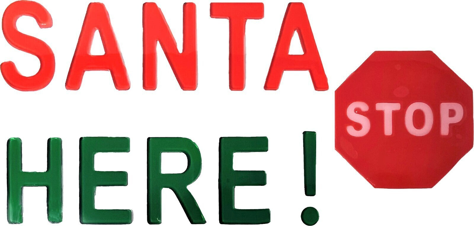Christmas Gel Window Stickers - Many Designs To Choose From