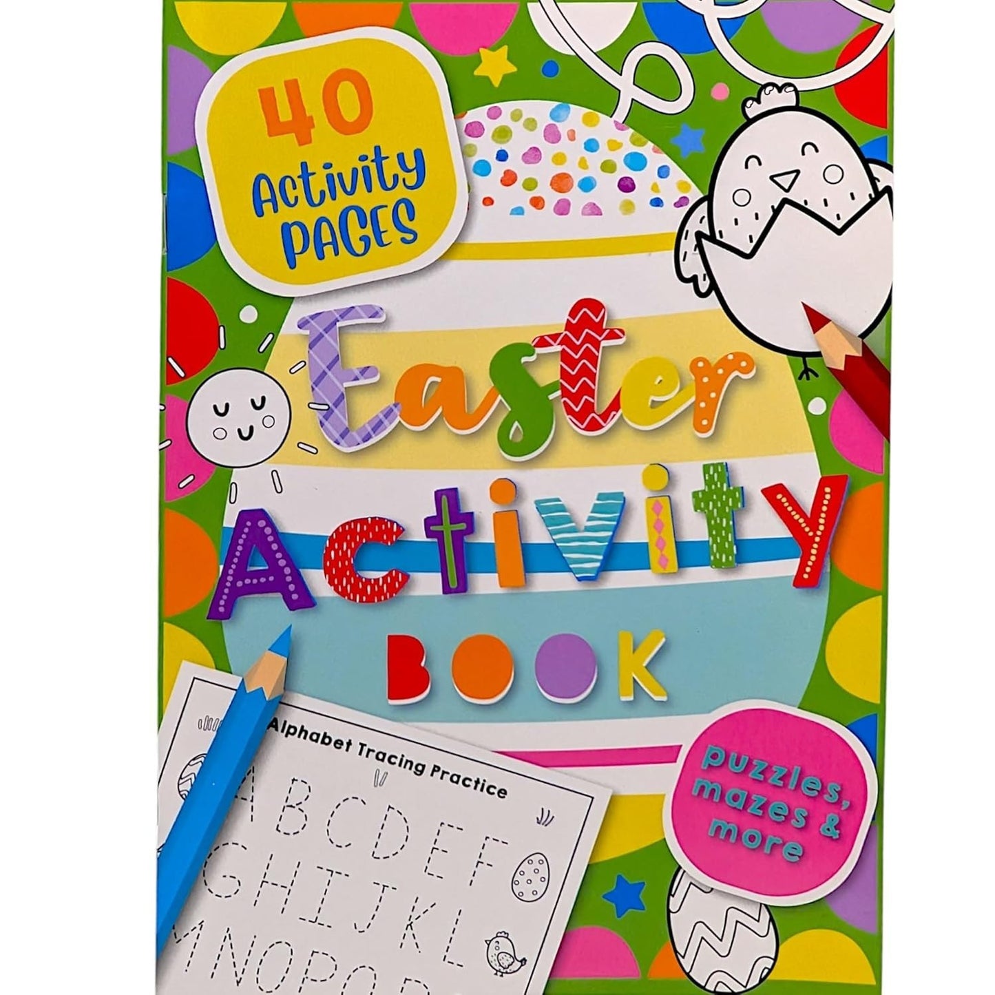 Easter Activity Pack With Books for Kids – Colouring, Dot-to-Dot, Puzzles, Stick