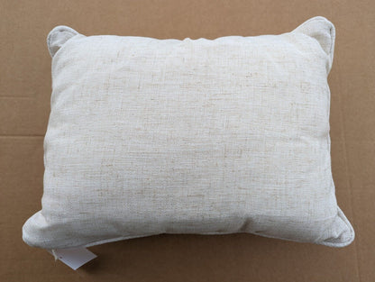 'Home Sweet Home' Cushion  - Floral Country Garden Flower Bees 