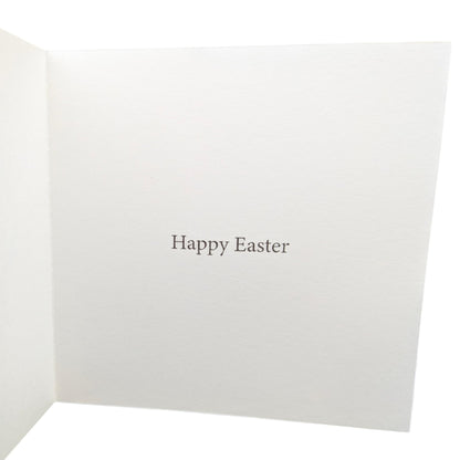 Set of 8 Christian Easter Cards – Religious Easter Greeting Cards with Cross & Spring Flowers - Includes Envelopes –12 x 12 cm - 210GSM Cardstock