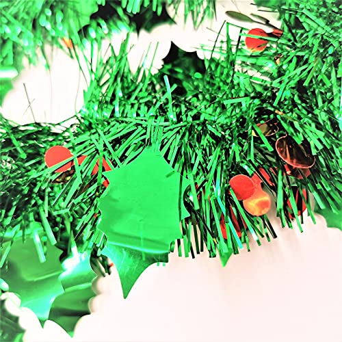 YLAB - 3 Strands of Holly Berry Tinsel - 2 Meters each Strand