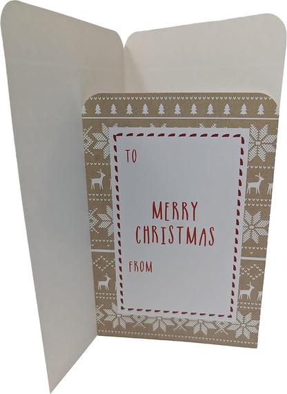8 Luxury Christmas Money Wallets with Envelopes – Gift Card & Cash Holders – Festive Designs – Voucher Envelopes – Xmas Greeting Wallets for Adults & Kids
