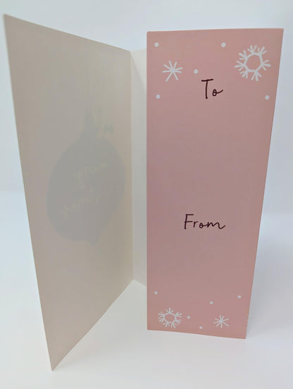 4 Modern Christmas Money Wallets with White Envelopes – Festive Baubles, Gifts & Tree Designs – Holds Cash, Vouchers & Gift Cards – 16 x 9 cm