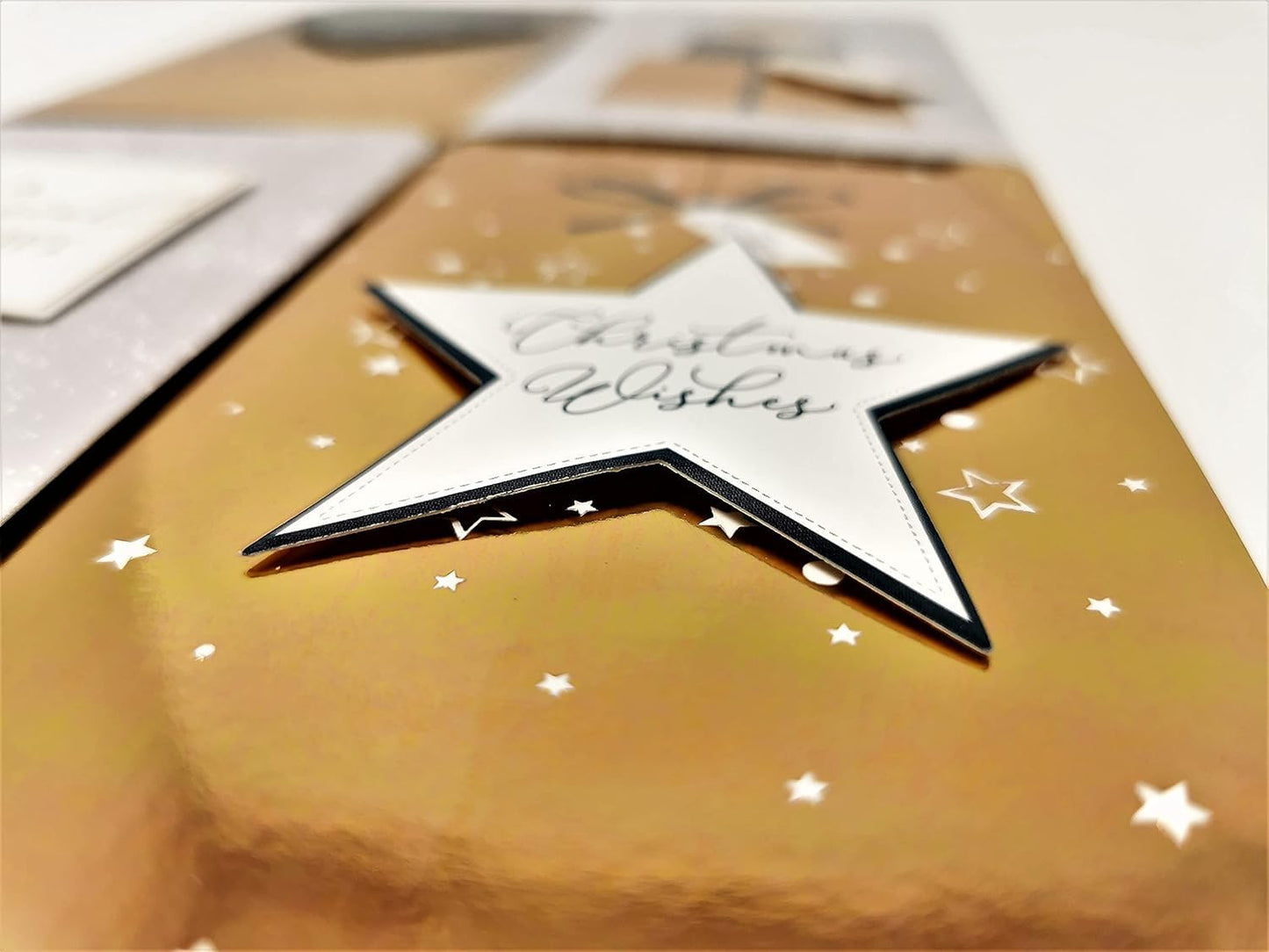8 Christmas Money Wallets with Envelopes – Arctic Luxe Silver & Rose Gold Designs – Pack of 8 Festive Gift Card Holders – for Cash, Vouchers & Gift Cards – 16 x 9 cm – Includes White Envelopes