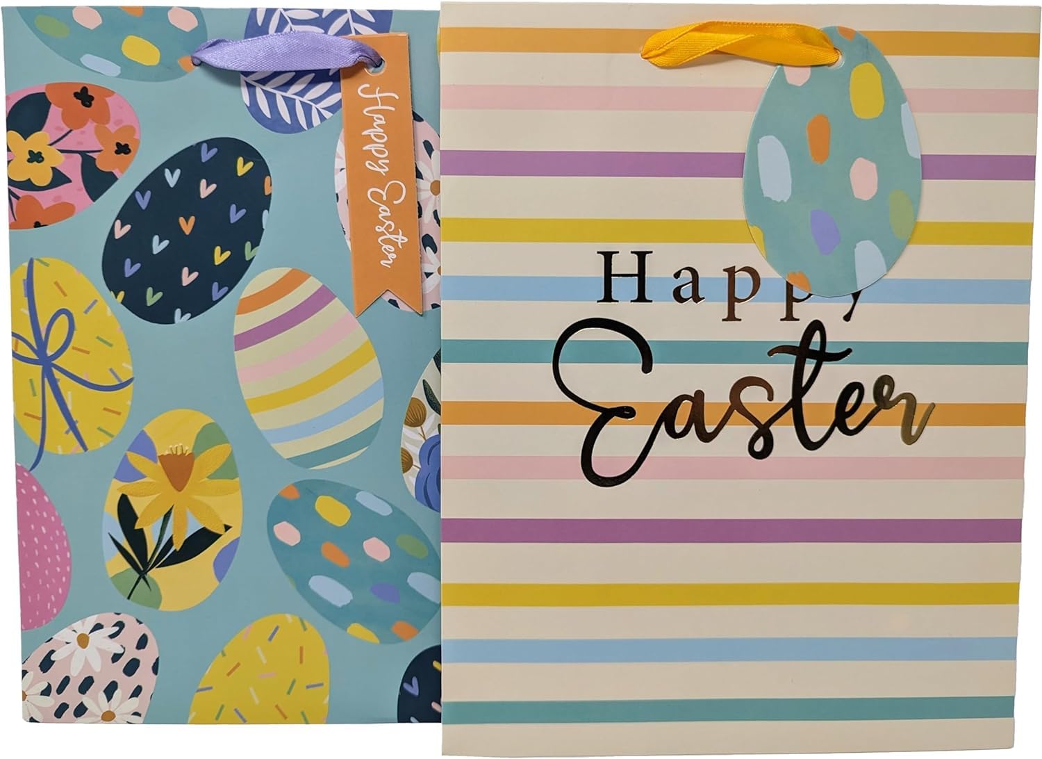 2x  E013 Egg Medium Easter Bags