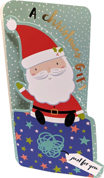 8 Assorted Christmas Money Wallets with Red & White Envelopes – Festive Designs – Holds Cash, Gift Cards & Vouchers – 16 x 9 cm