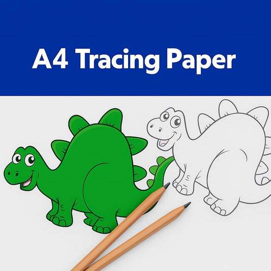 A4 Tracing Paper Pad – 60 Sheets | Translucent Drawing Paper, Sketching & Calligraphy | Art & Craft