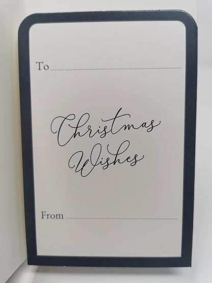 8 Christmas Money Wallets with Envelopes – Arctic Luxe Silver & Rose Gold Designs – Pack of 8 Festive Gift Card Holders – for Cash, Vouchers & Gift Cards – 16 x 9 cm – Includes White Envelopes