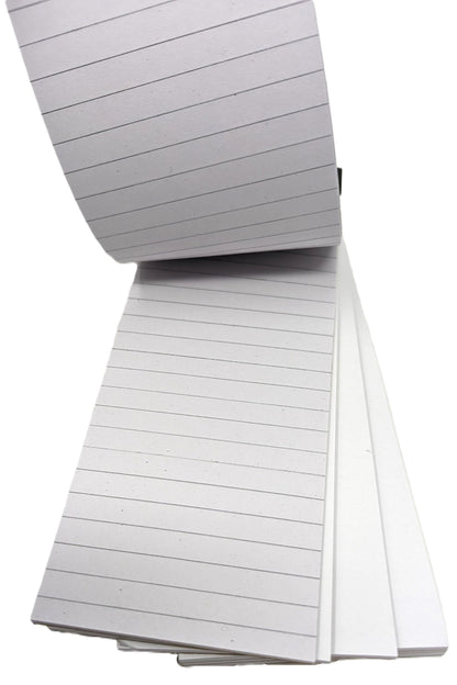 6 Slimline Shopping List Pads – 30 Sheets Per Pad – Lined Paper – 6 Pack of Grocery List Notepads – Top-Bound Memo Pads – Compact & Portable for Shopping, To-Do Lists, and Reminders