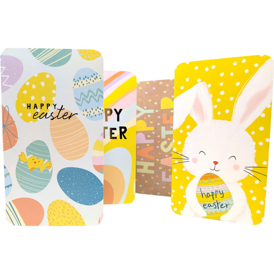 YLAB 4 Luxury Easter Money Wallets & Envelopes – Premium Gift Card Holders for Cash, Vouchers & Banknotes – Eco-Friendly Packaging – 16cm x 9cm