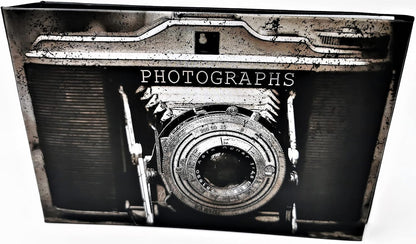2 Pack Retro Photo Albums – 36 Photos Each – 6" x 4" – Vintage Camera Design - You Love a Bargain
