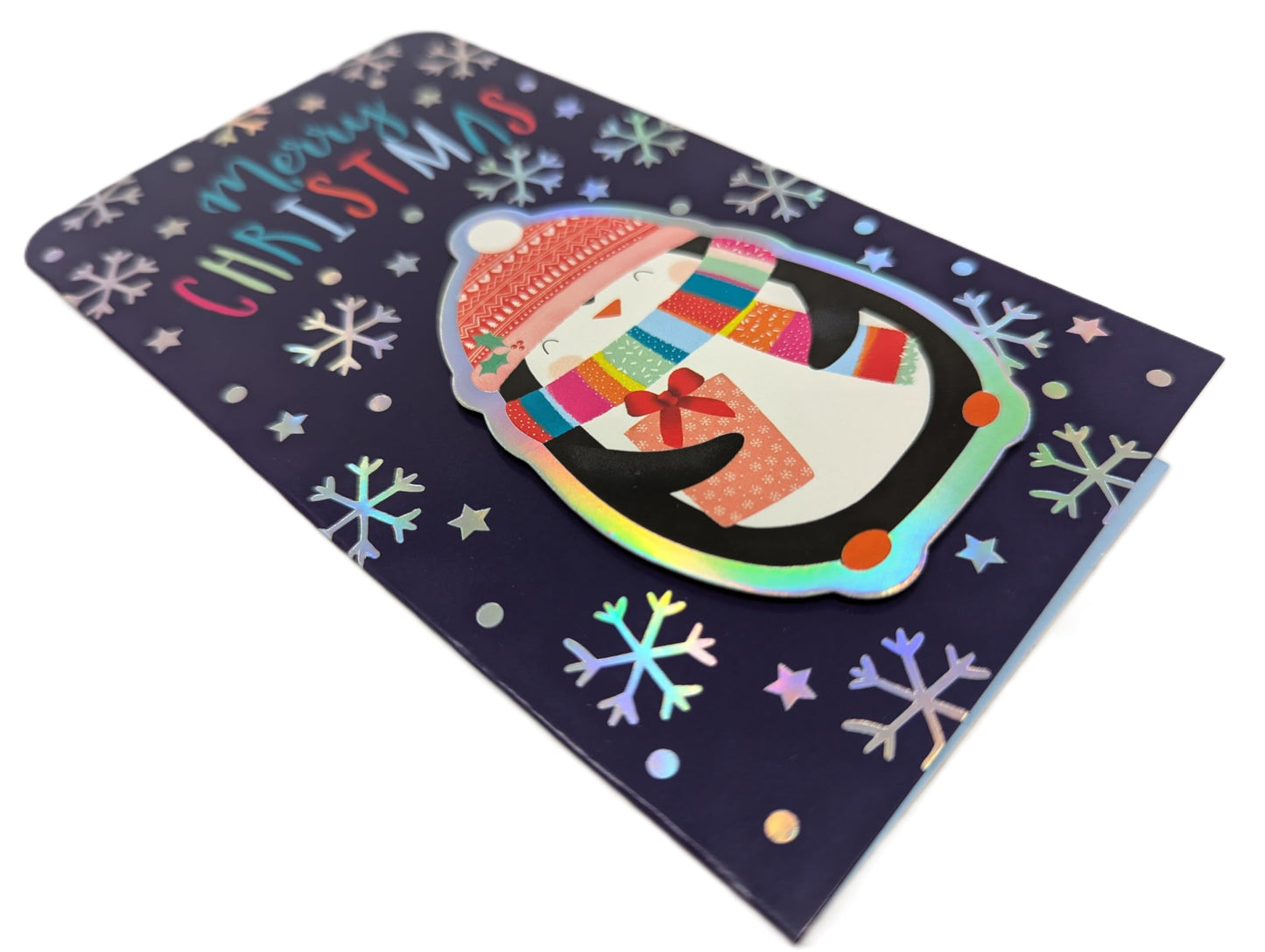 8-Pack Christmas Money Wallets with Red Envelopes – Santa, Penguin, Reindeer & Merry Christmas Designs – 16 x 9 cm