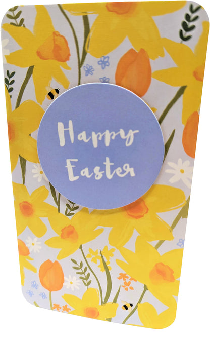 YLAB Easter Money Wallet with Envelope, Spring Flowers Design - Material: Card
