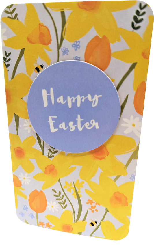 YLAB Easter Money Wallet with Envelope, Spring Flowers Design - Material: Card