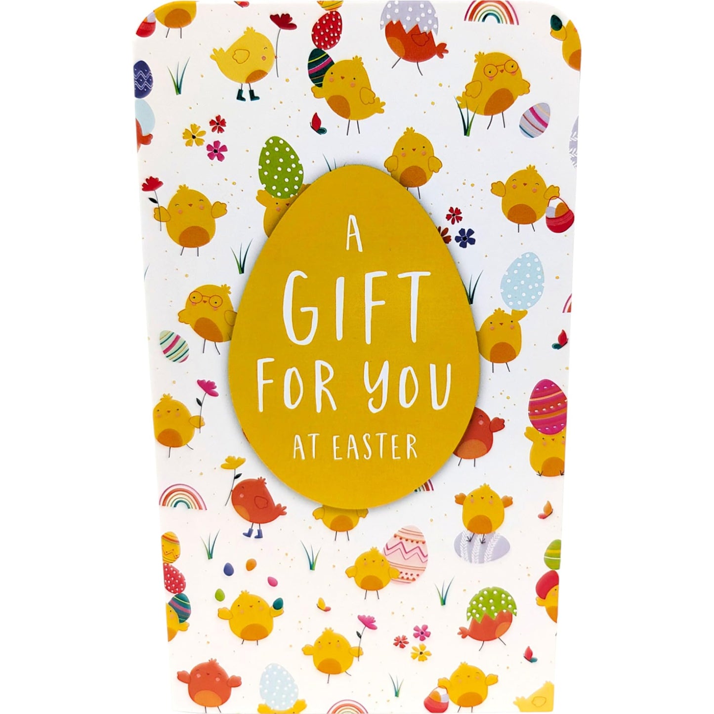 Set of 4 Luxury Easter Money Wallets & White Envelopes – Easter Gift Card Holders for Cash, Vouchers & Banknotes – Cute Easter Bunny, Chick & Egg Designs