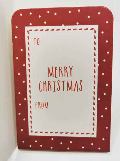 4-Pack 3D Christmas Money Wallets with Red Envelopes – Kraft & Red Foil Designs – Holds Cash, Gift Cards & Vouchers – 16 x 9 cm