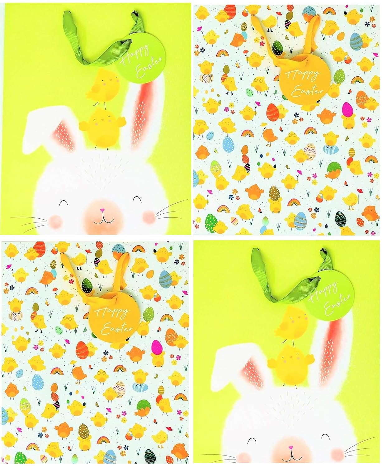 2x E007 Large Bags Bunny Chick