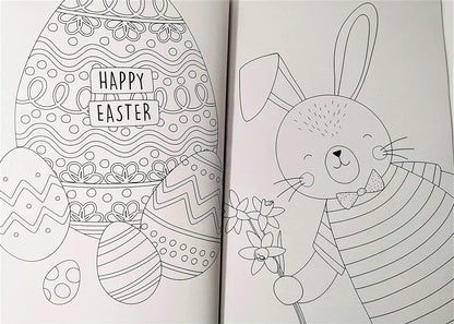 Set of 3 Easter Activity & Colouring Books for Kids – Includes Stickers, Puzzles, Crafts & Games – Fun & Educational Easter Gift – FSC Certified & Eco-Friendly