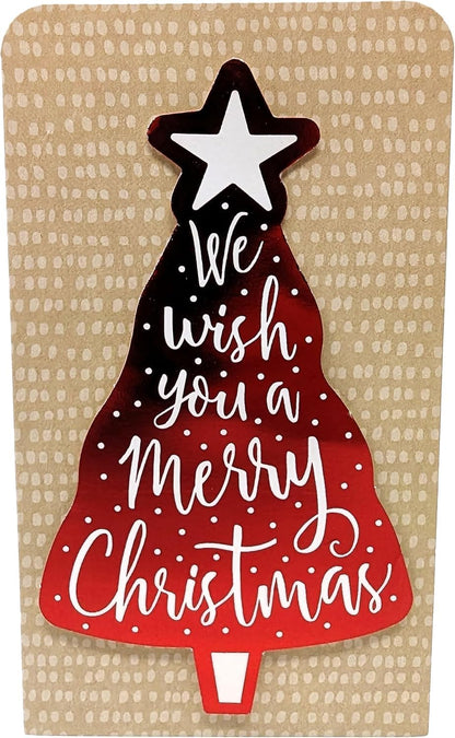 8 Festive Christmas Money Wallets with Red Envelopes – Gift Card & Voucher Holders